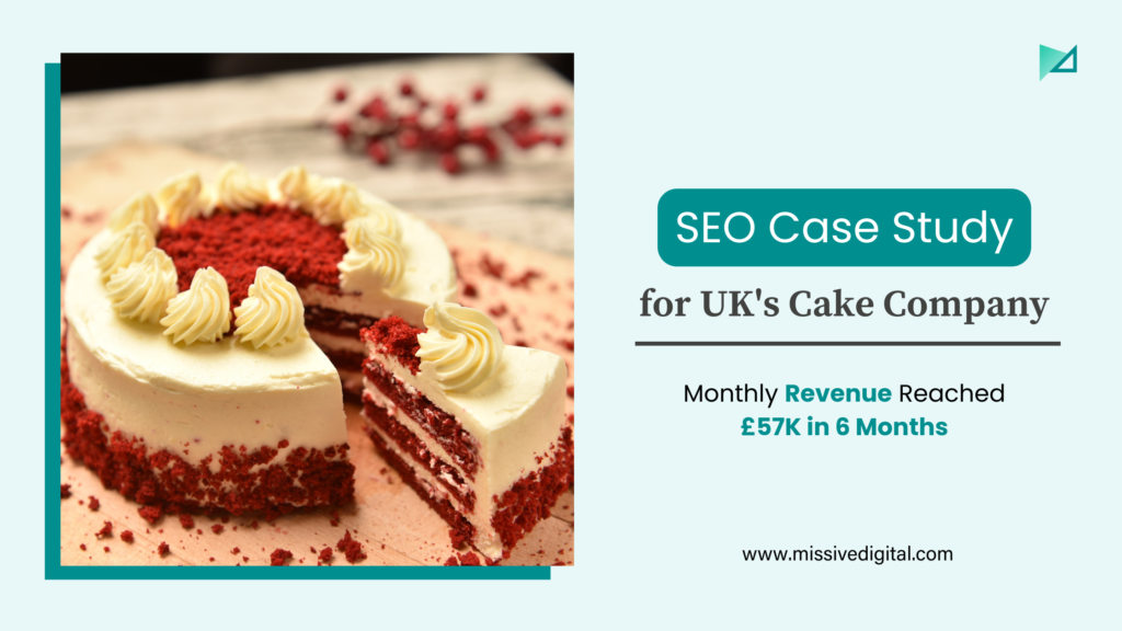 UK Cake SEO: Monthly Revenue Reached £57K in 6 Months