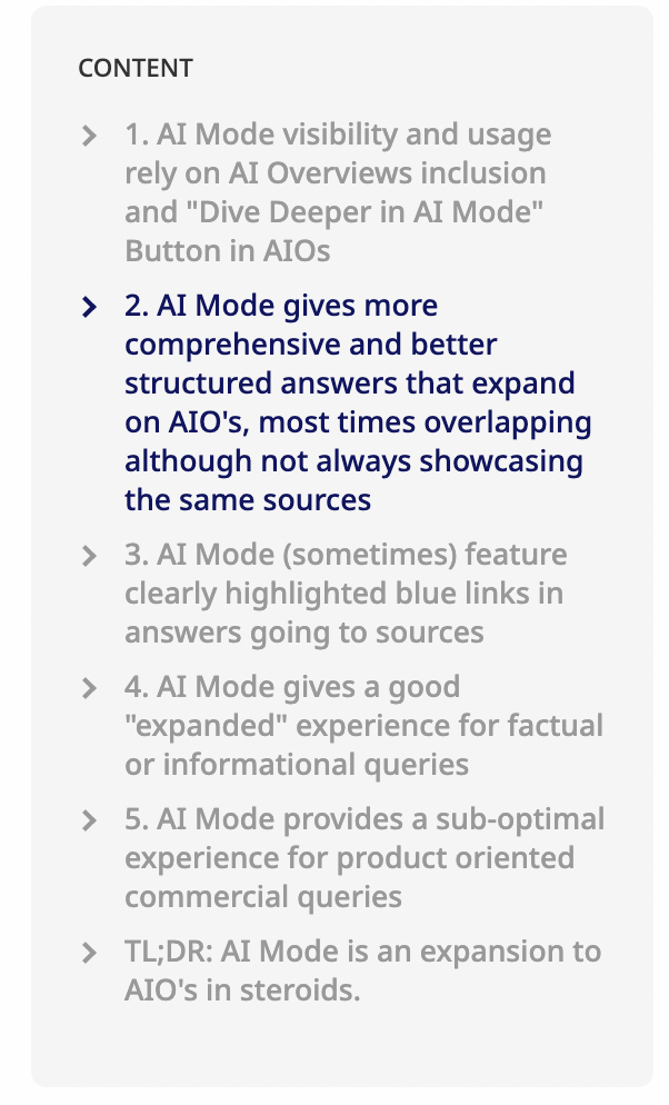 Content Ai Question