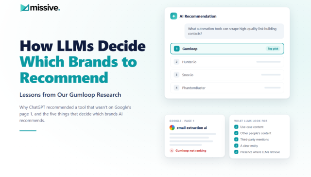 How LLMs decide which brands to recommend: Gumloop research by Missive Digital