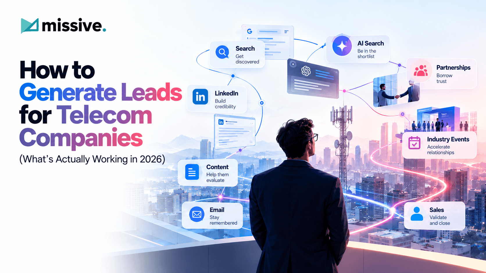 Buyer journey flow and ways to generate leads for telecom companies