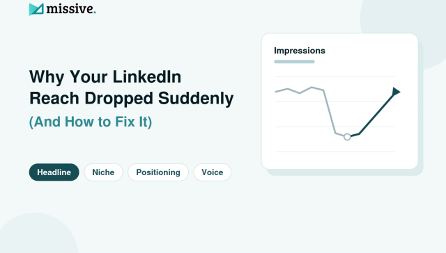 Why your LinkedIn reach dropped suddenly and how to fix it